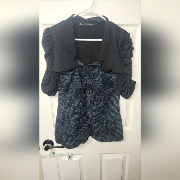 Maurices Top, Size XXL, Black and White - Picture 1 of 6